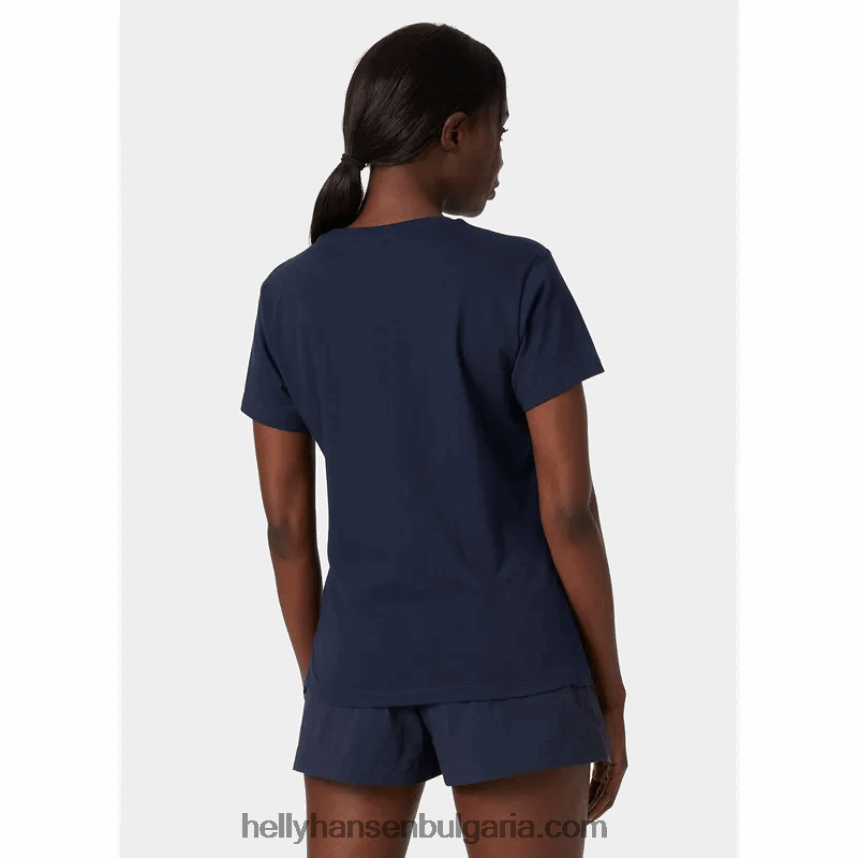 Жени w f2f тениска от органичен памук 2.0 80V22D2209 розов кварц Helly-Hansen