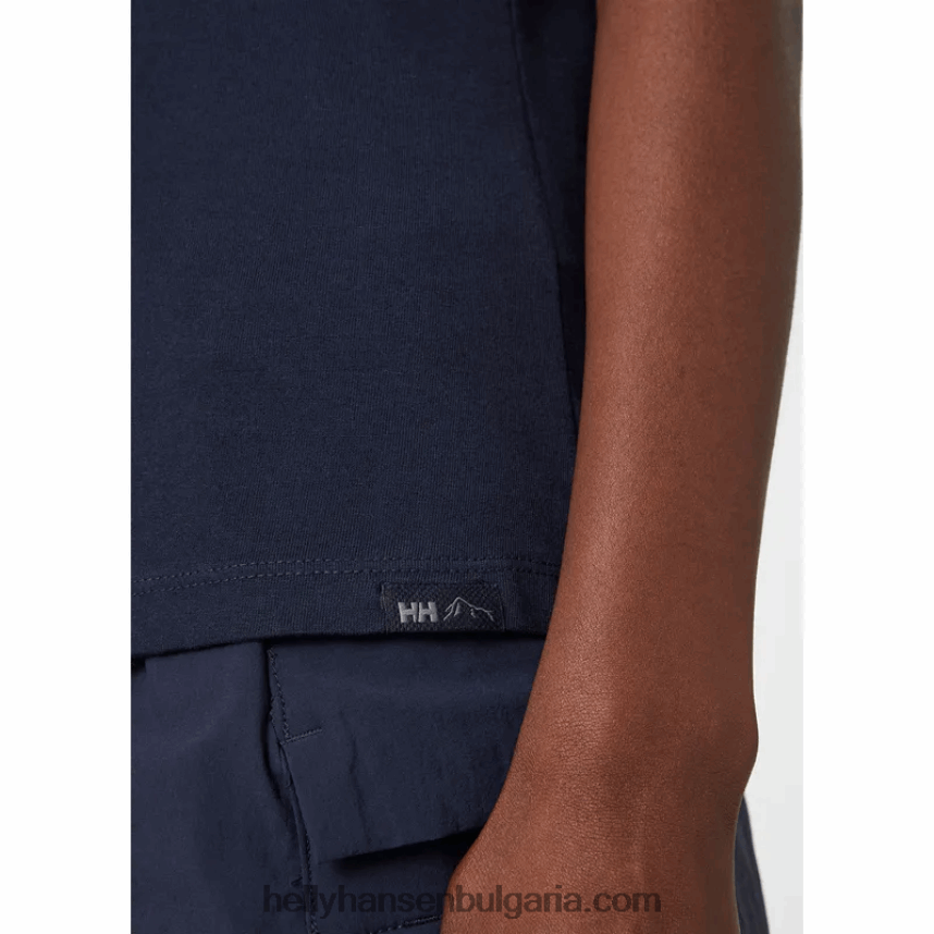 Жени w f2f тениска от органичен памук 2.0 80V22D2209 розов кварц Helly-Hansen