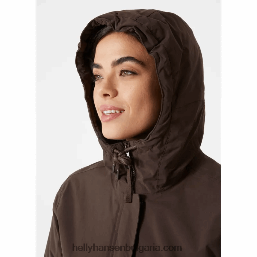 Жени дамска бойна изолирана парка 2.0 80V22D1610 военноморски флот Helly-Hansen