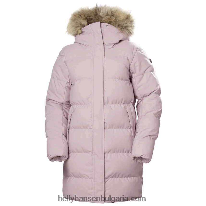 Жени дамска пухкава зимна парка на цвят 80V22D2625 меко сиво/черно Helly-Hansen