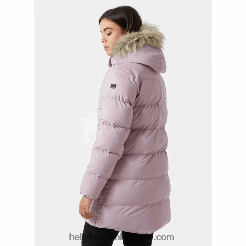 Жени дамска пухкава зимна парка на цвят 80V22D2625 меко сиво/черно Helly-Hansen
