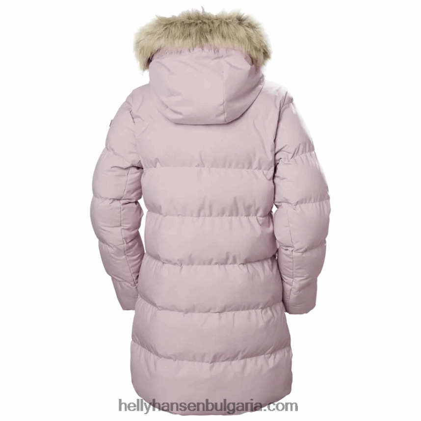 Жени дамска пухкава зимна парка на цвят 80V22D2625 меко сиво/черно Helly-Hansen