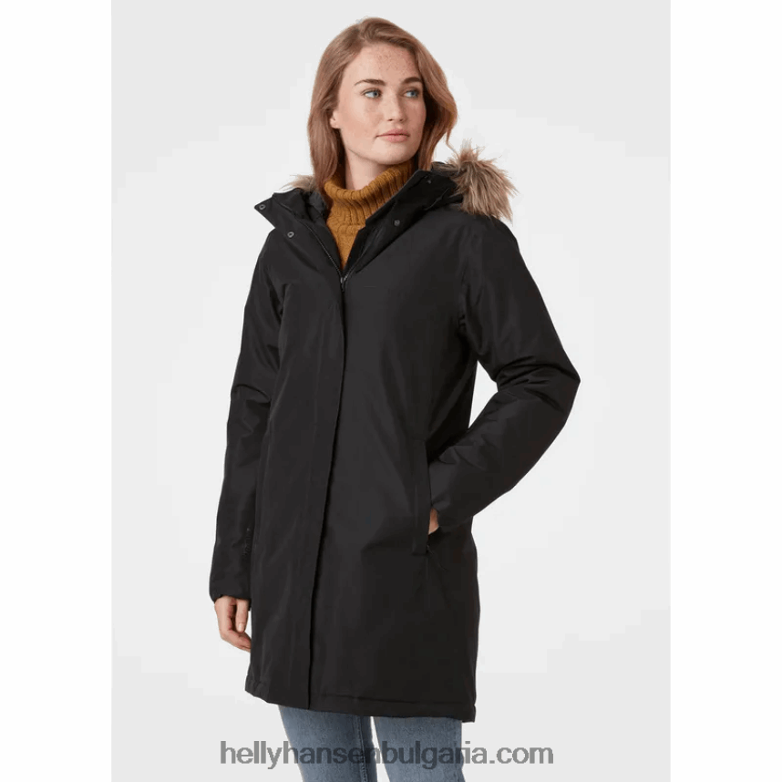 Жени дамска зимна парка aden 80V22D1619 черен Helly-Hansen