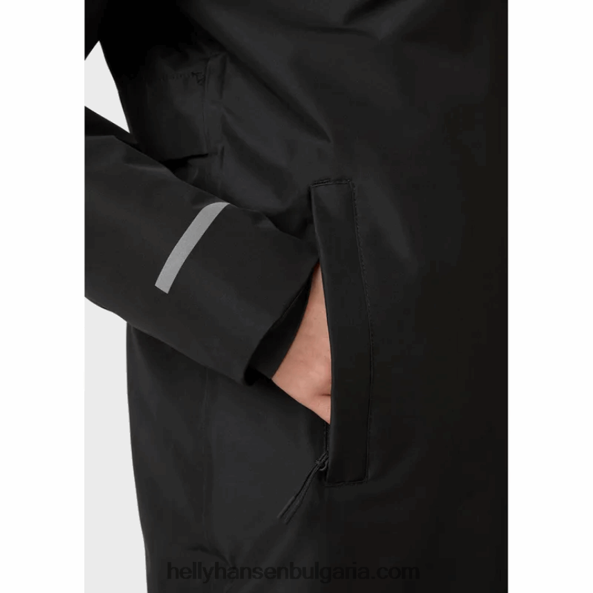 Жени дамски изолиран дъждобран aspire 80V22D1624 най-тъмен spr Helly-Hansen