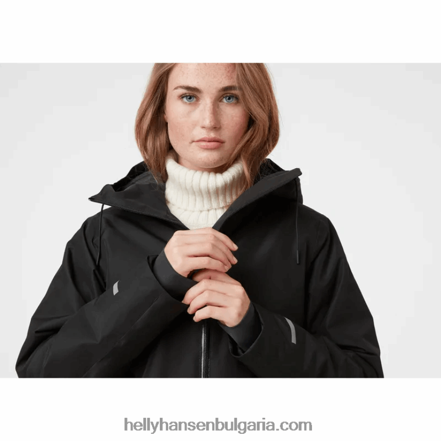 Жени дамски изолиран дъждобран aspire 80V22D1624 най-тъмен spr Helly-Hansen