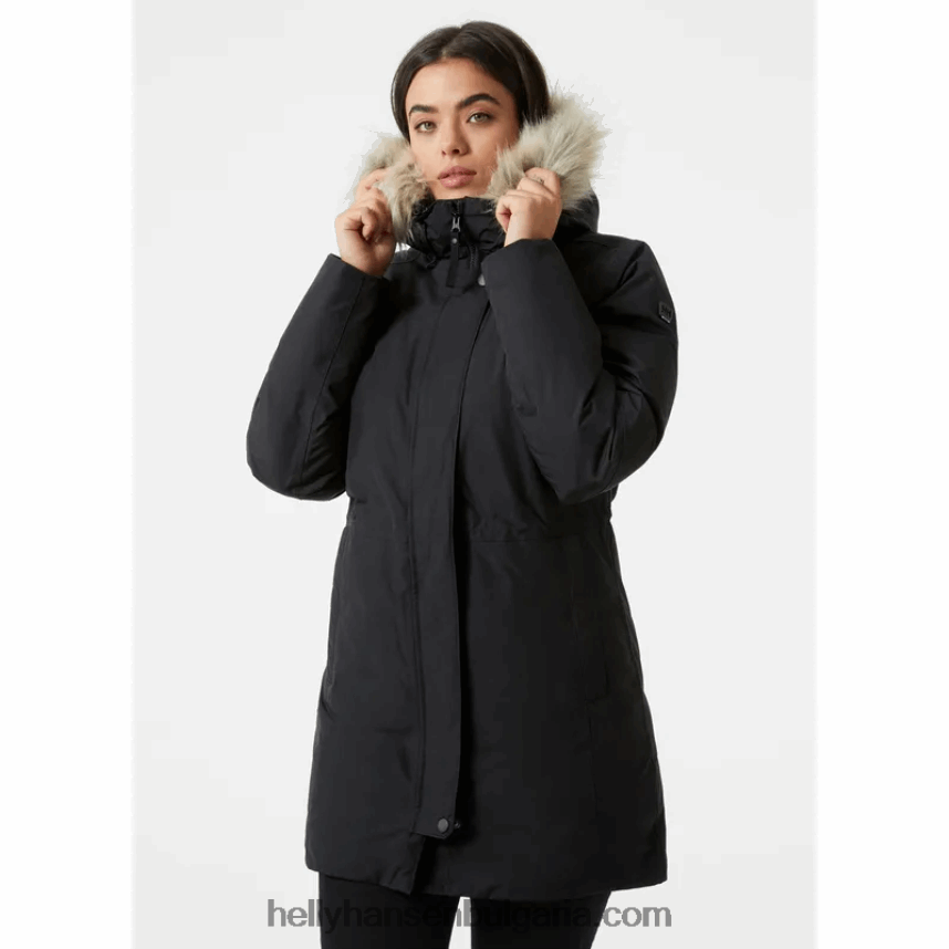 Жени дамска изолирана зимна парка senja 80V22D2631 аметист/полезност гр Helly-Hansen