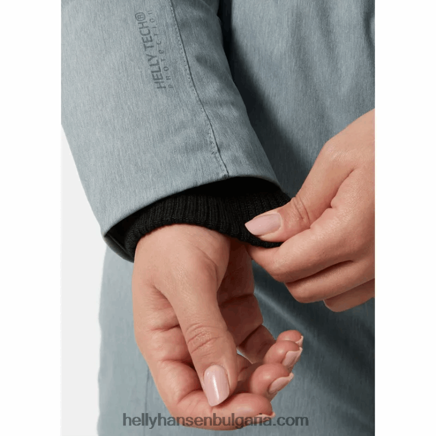 Жени дамска изолирана зимна парка senja 80V22D2632 помощна програма gre/black Helly-Hansen