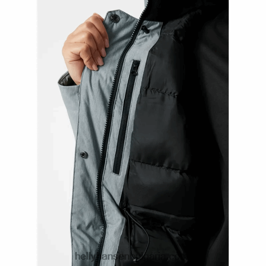 Жени дамска изолирана зимна парка senja 80V22D2632 помощна програма gre/black Helly-Hansen
