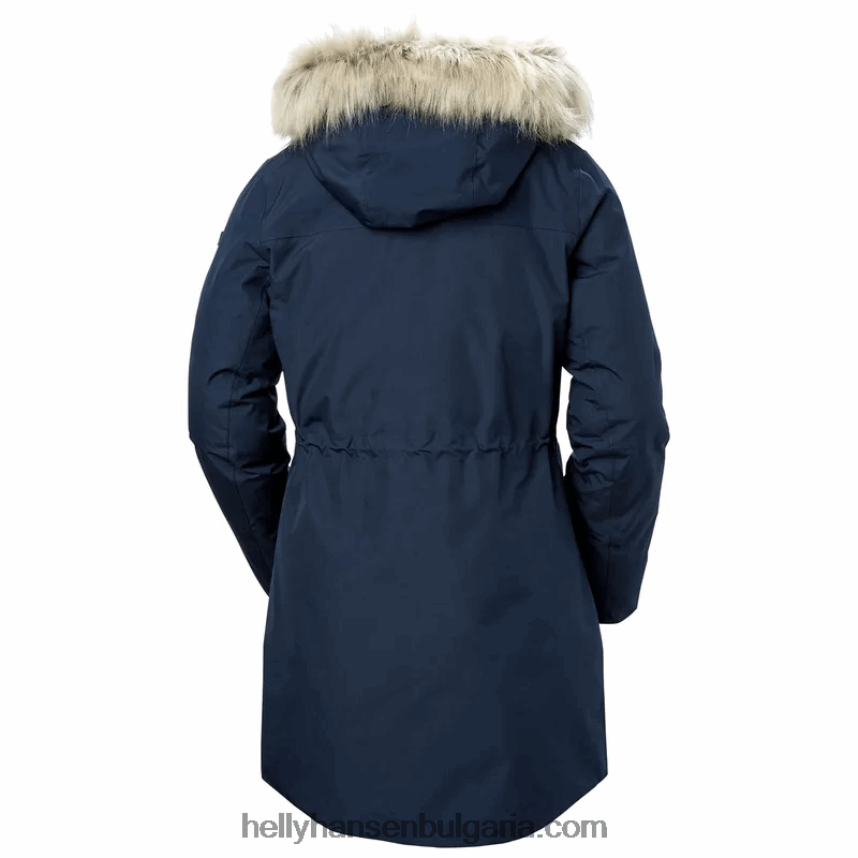 Жени дамска изолирана зимна парка senja 80V22D2633 черен/сив меланг Helly-Hansen