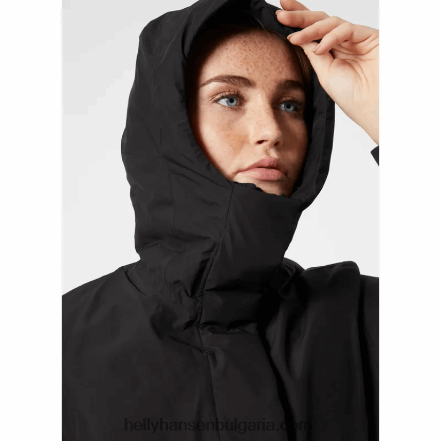 Жени дамско градско професионално пухено палто 80V22D1608 меко сиво Helly-Hansen