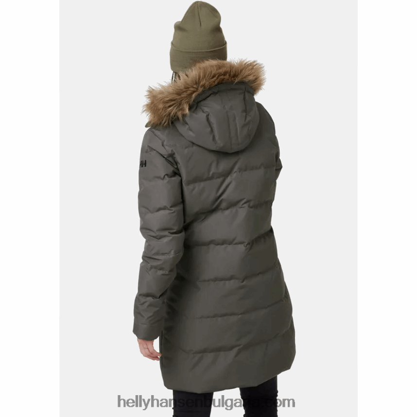 Жени дамска пухена парка aden 80V22D1603 червен Helly-Hansen