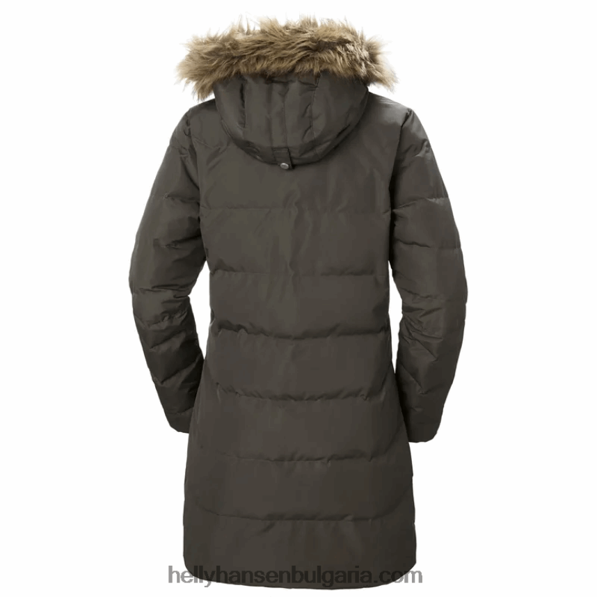 Жени дамска пухена парка aden 80V22D1603 червен Helly-Hansen