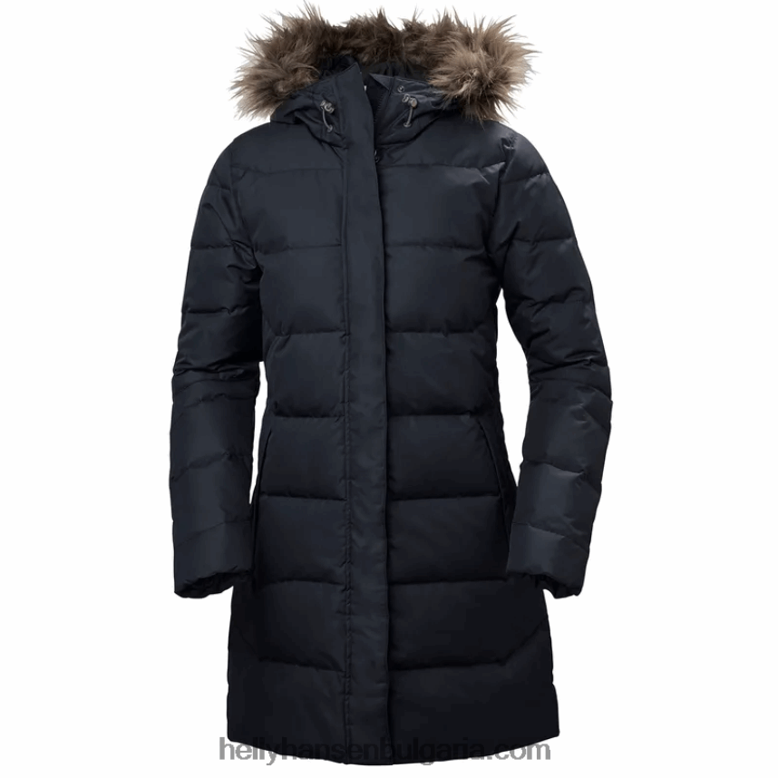 Жени дамска пухена парка aden 80V22D1605 черен Helly-Hansen