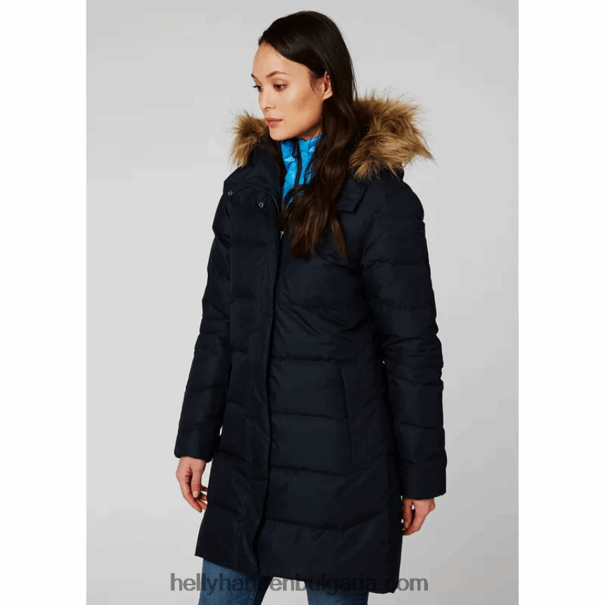 Жени дамска пухена парка aden 80V22D1605 черен Helly-Hansen