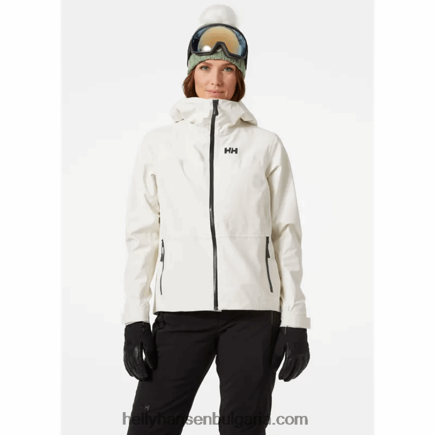 Жени дамско 3-слойно ски яке motionista 80V22D1439 черен Helly-Hansen