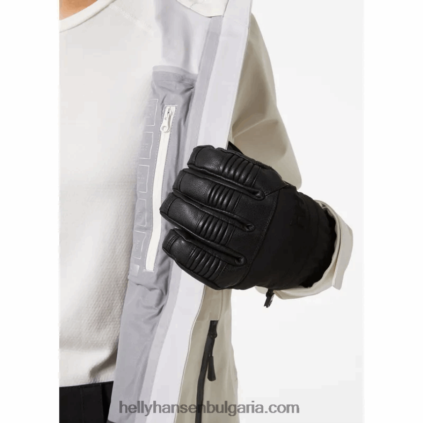 Жени дамско 3-слойно ски яке motionista 80V22D1439 черен Helly-Hansen