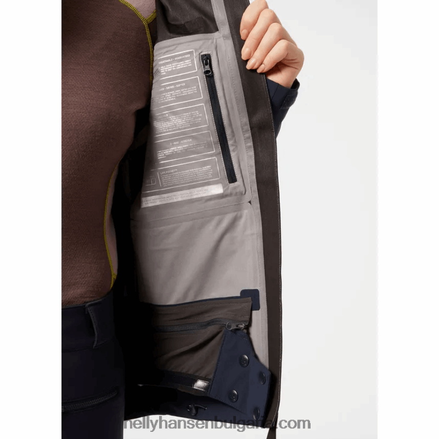 Жени дамско 3-слойно ски яке motionista 80V22D1440 сняг Helly-Hansen