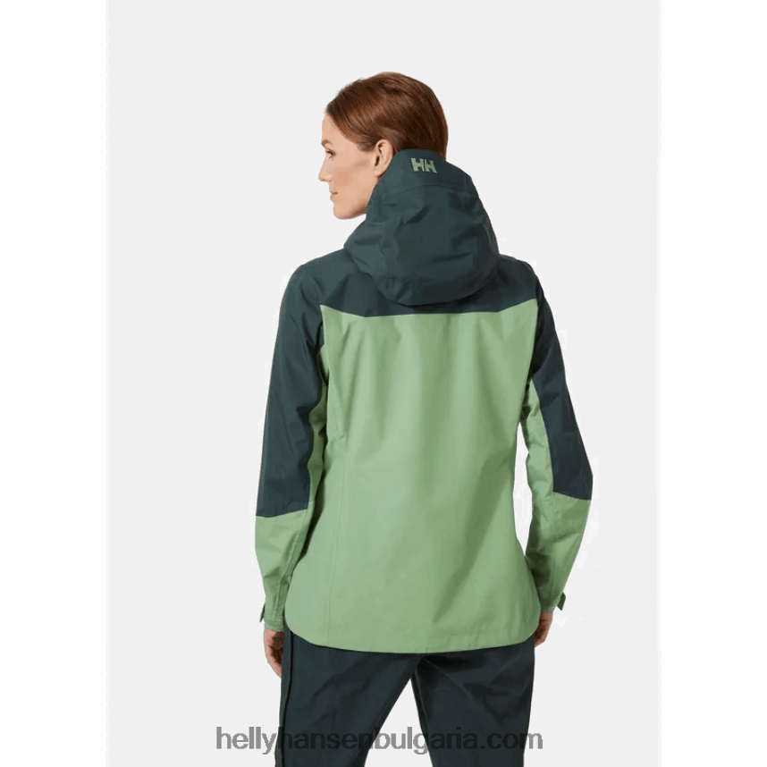 Жени дамско 3-слойно яке verglas 80V22D1447 военноморски флот Helly-Hansen