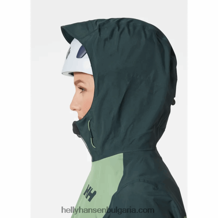 Жени дамско 3-слойно яке verglas 80V22D1447 военноморски флот Helly-Hansen