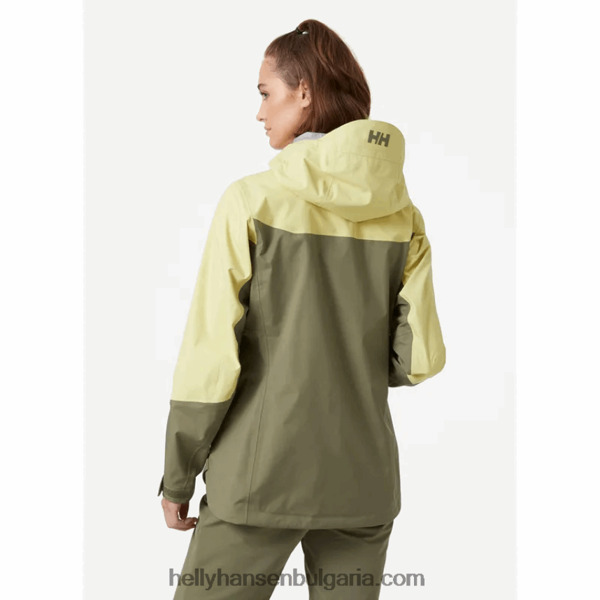 Жени дамско 3-слойно яке verglas 80V22D1448 нефрит Helly-Hansen