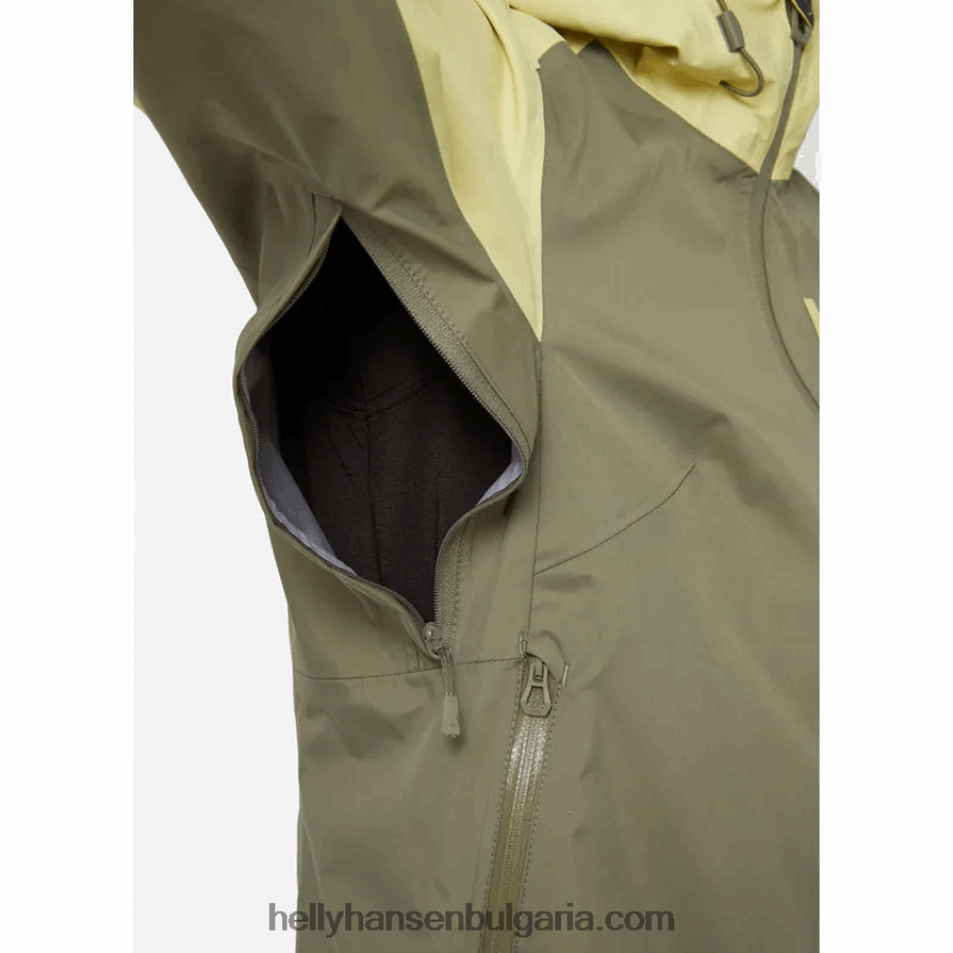 Жени дамско 3-слойно яке verglas 80V22D1448 нефрит Helly-Hansen