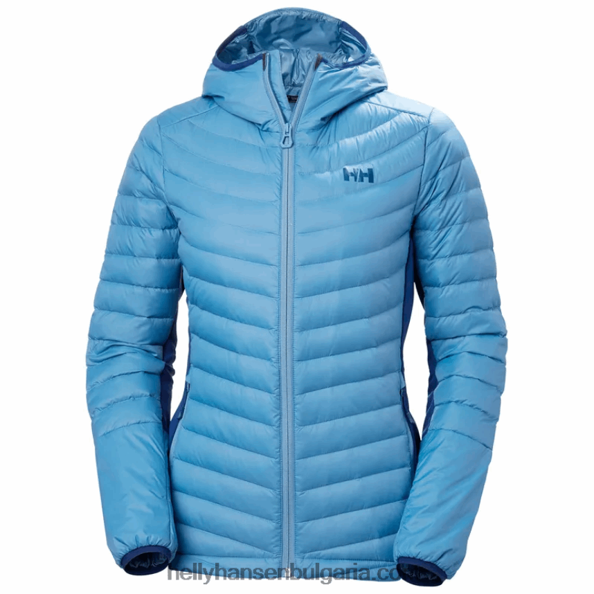 Жени дамски хибриден изолатор с качулка надолу 80V22D1474 черен Helly-Hansen