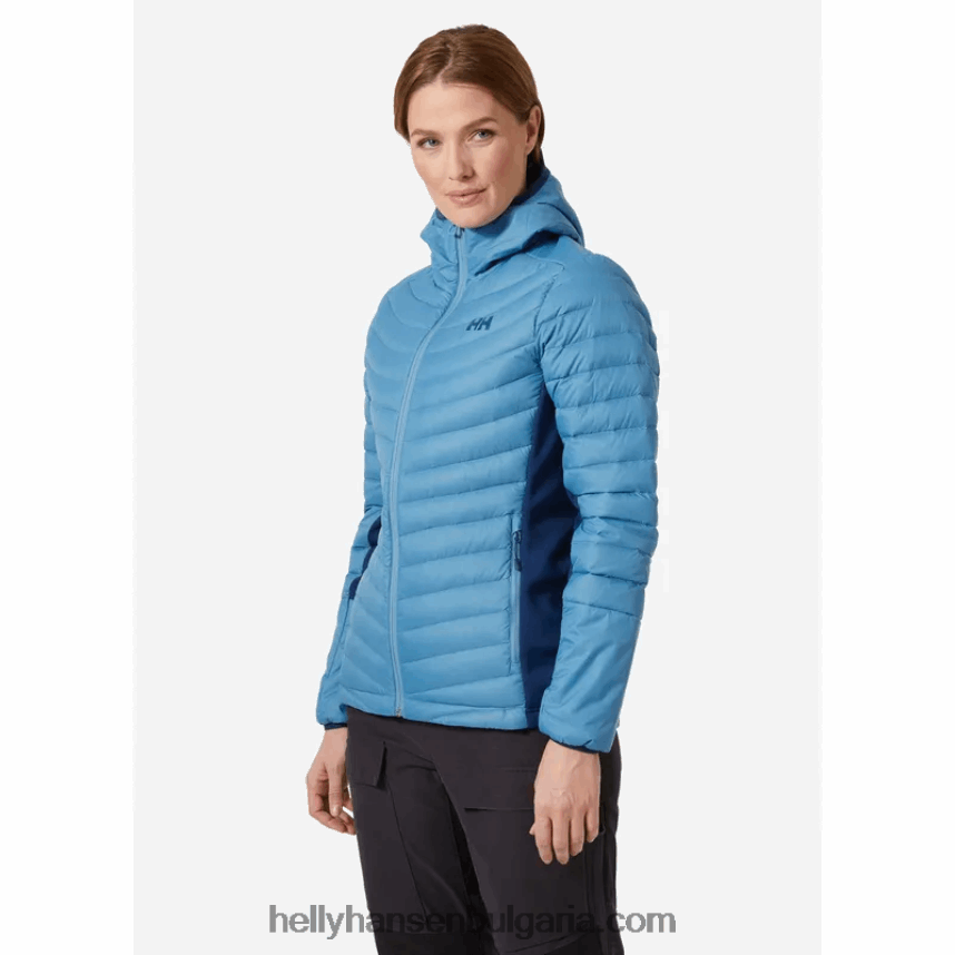Жени дамски хибриден изолатор с качулка надолу 80V22D1474 черен Helly-Hansen