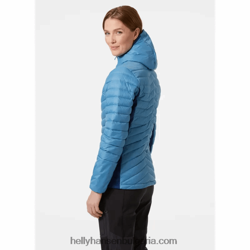 Жени дамски хибриден изолатор с качулка надолу 80V22D1474 черен Helly-Hansen