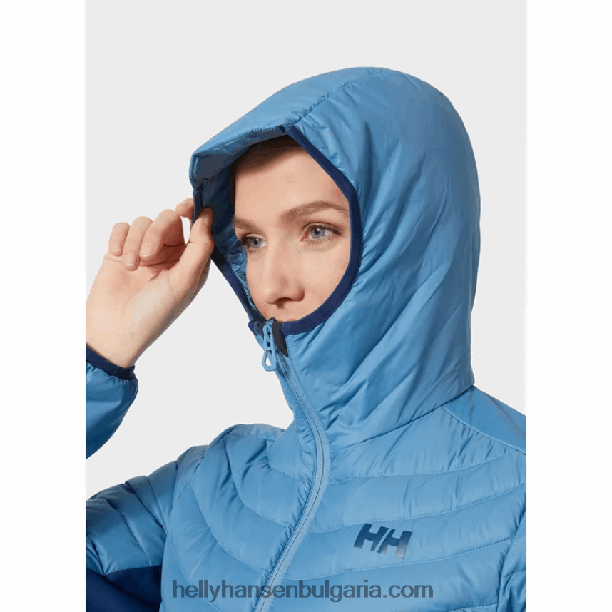 Жени дамски хибриден изолатор с качулка надолу 80V22D1474 черен Helly-Hansen