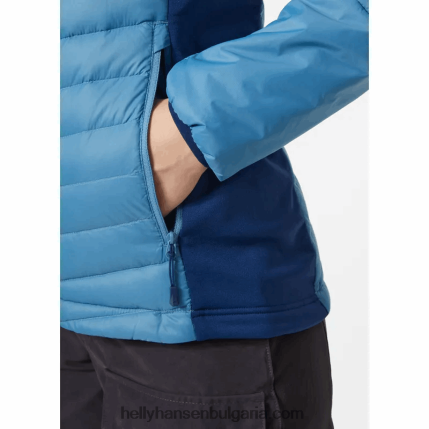 Жени дамски хибриден изолатор с качулка надолу 80V22D1474 черен Helly-Hansen