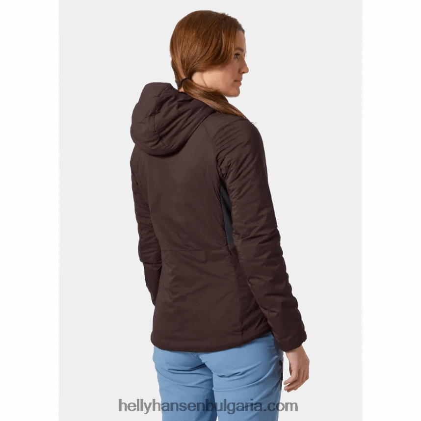 Жени женски разтеглив изолатор с качулка Odin 80V22D1462 черен Helly-Hansen