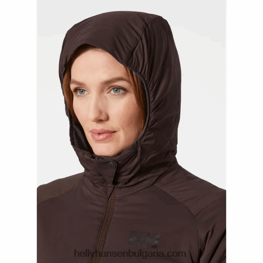 Жени женски разтеглив изолатор с качулка Odin 80V22D1462 черен Helly-Hansen