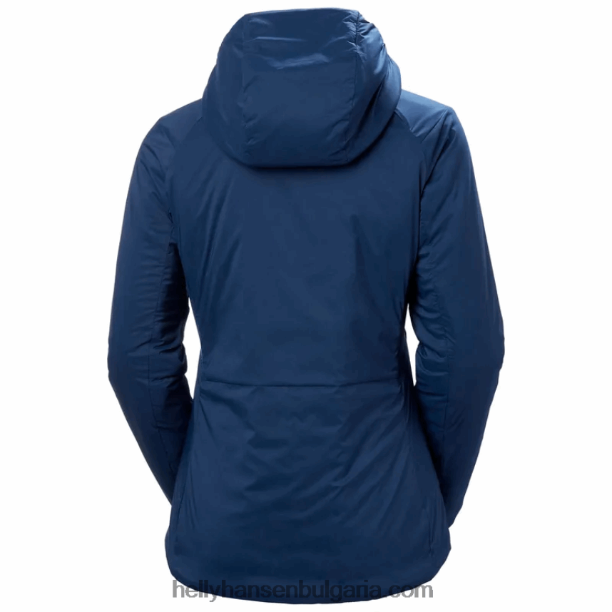 Жени женски разтеглив изолатор с качулка Odin 80V22D1464 скаген синьо Helly-Hansen