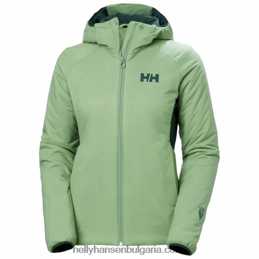 Жени женски разтеглив изолатор с качулка Odin 80V22D1465 океан Helly-Hansen