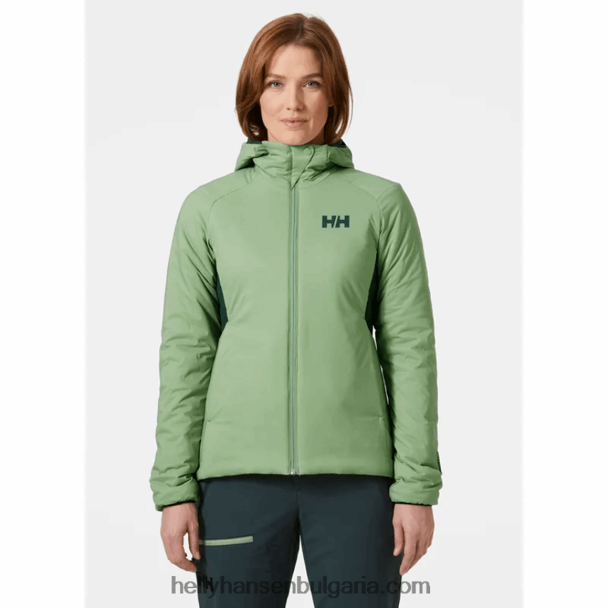 Жени женски разтеглив изолатор с качулка Odin 80V22D1465 океан Helly-Hansen