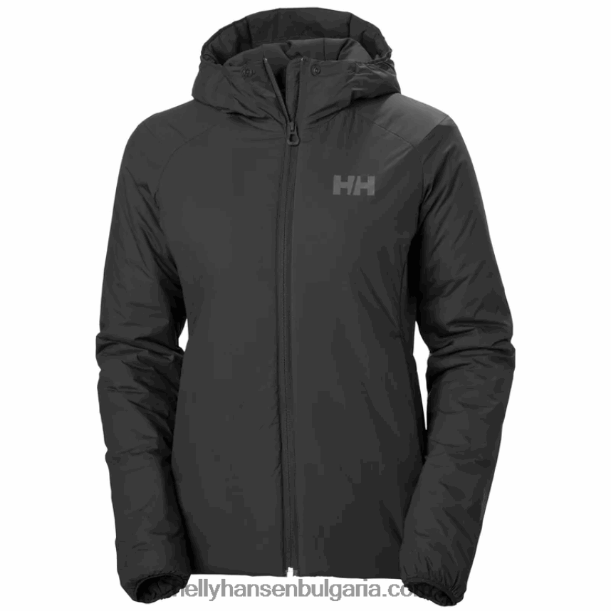 Жени женски разтеглив изолатор с качулка Odin 80V22D1466 нефрит Helly-Hansen