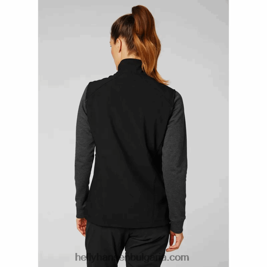 Жени дамска софтшел жилетка Paramount 80V22D1478 черен Helly-Hansen