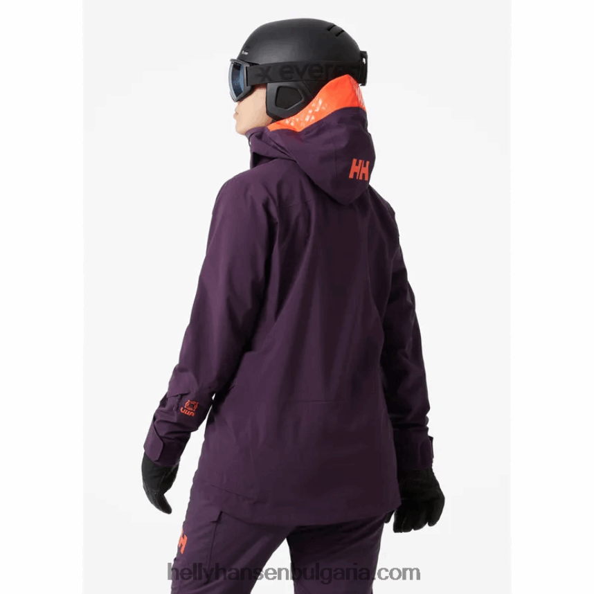 Жени дамско яке aurora infinity ski shell 80V22D1458 въглен ме Helly-Hansen