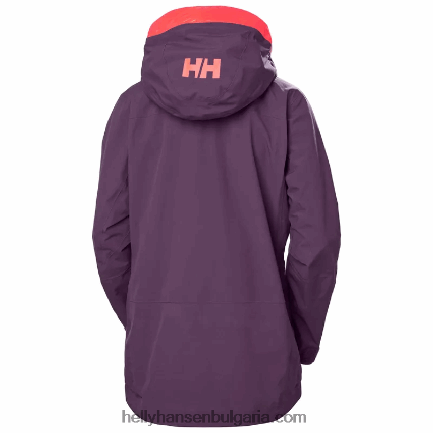 Жени дамско яке aurora infinity ski shell 80V22D1458 въглен ме Helly-Hansen