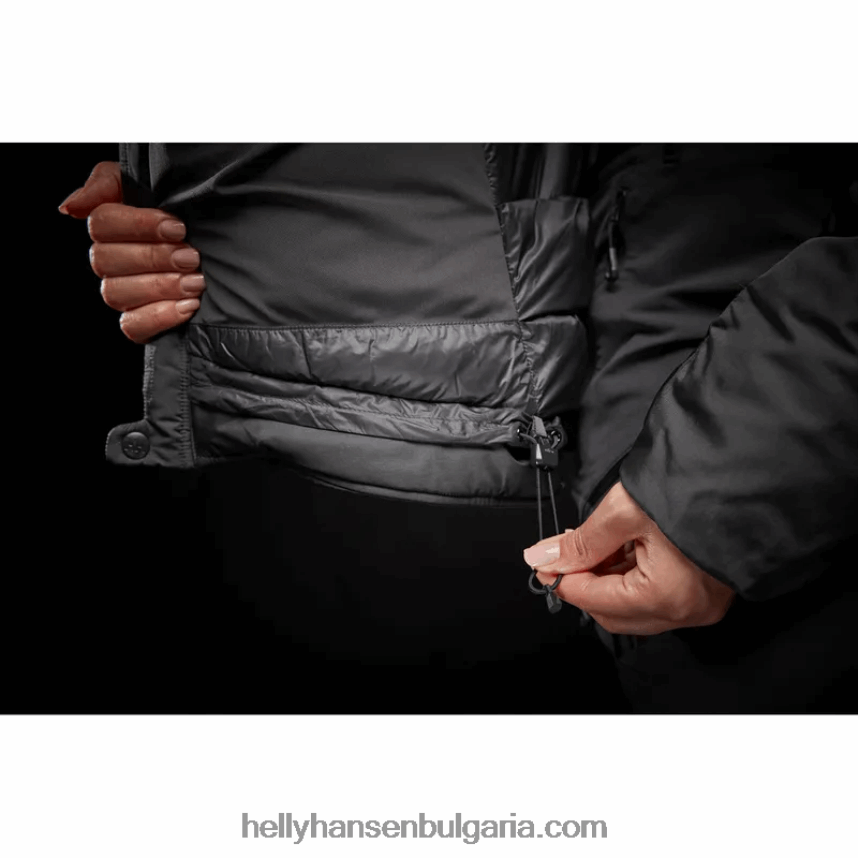 Жени дамско изолирано яке lifa pro belay 80V22D1468 дълбок фиорд Helly-Hansen