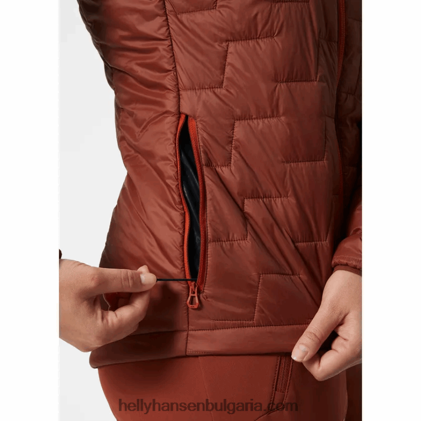 Жени дамско изолиращо яке с качулка lifaloft 80V22D1480 военноморски флот Helly-Hansen