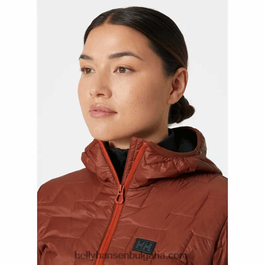 Жени дамско изолиращо яке с качулка lifaloft 80V22D1480 военноморски флот Helly-Hansen