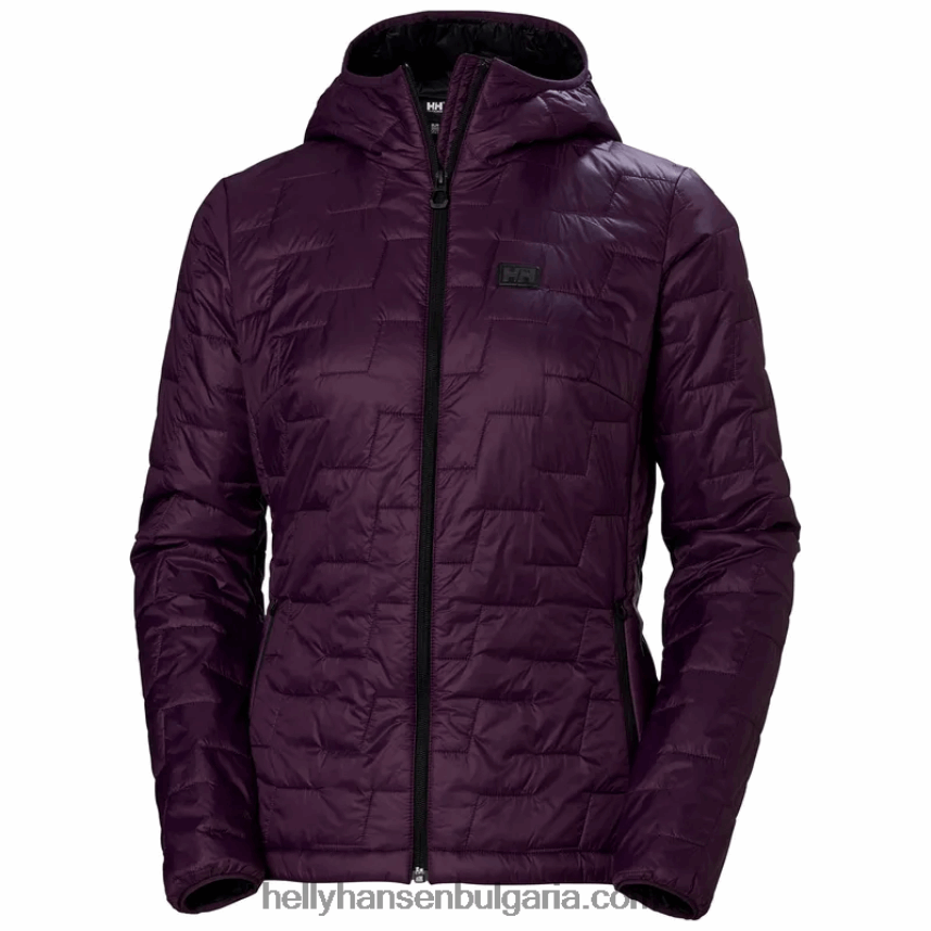 Жени дамско изолиращо яке с качулка lifaloft 80V22D1481 железен оксид Helly-Hansen