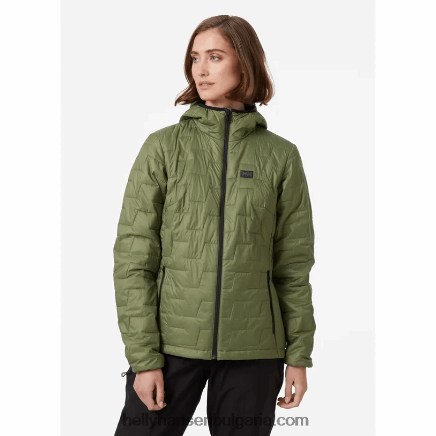 Жени дамско изолиращо яке с качулка lifaloft 80V22D1484 сняг Helly-Hansen