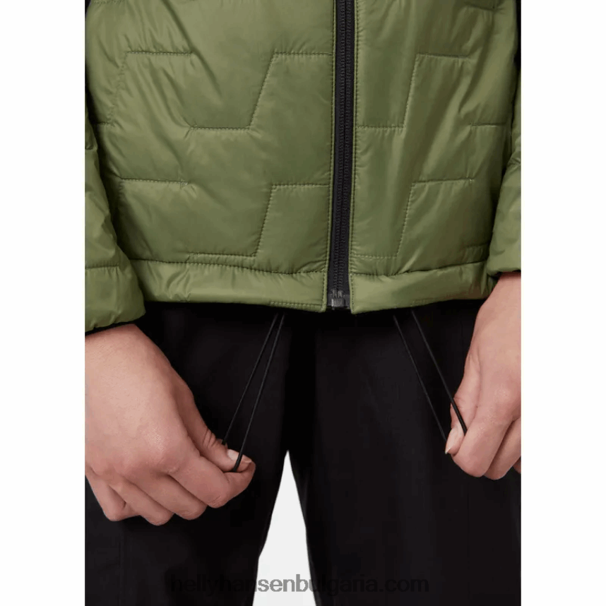 Жени дамско изолиращо яке с качулка lifaloft 80V22D1484 сняг Helly-Hansen
