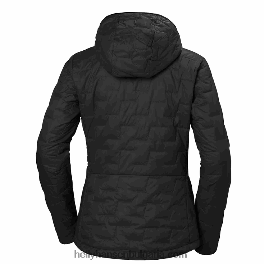 Жени дамско изолиращо яке с качулка lifaloft 80V22D1485 лав зелен m Helly-Hansen