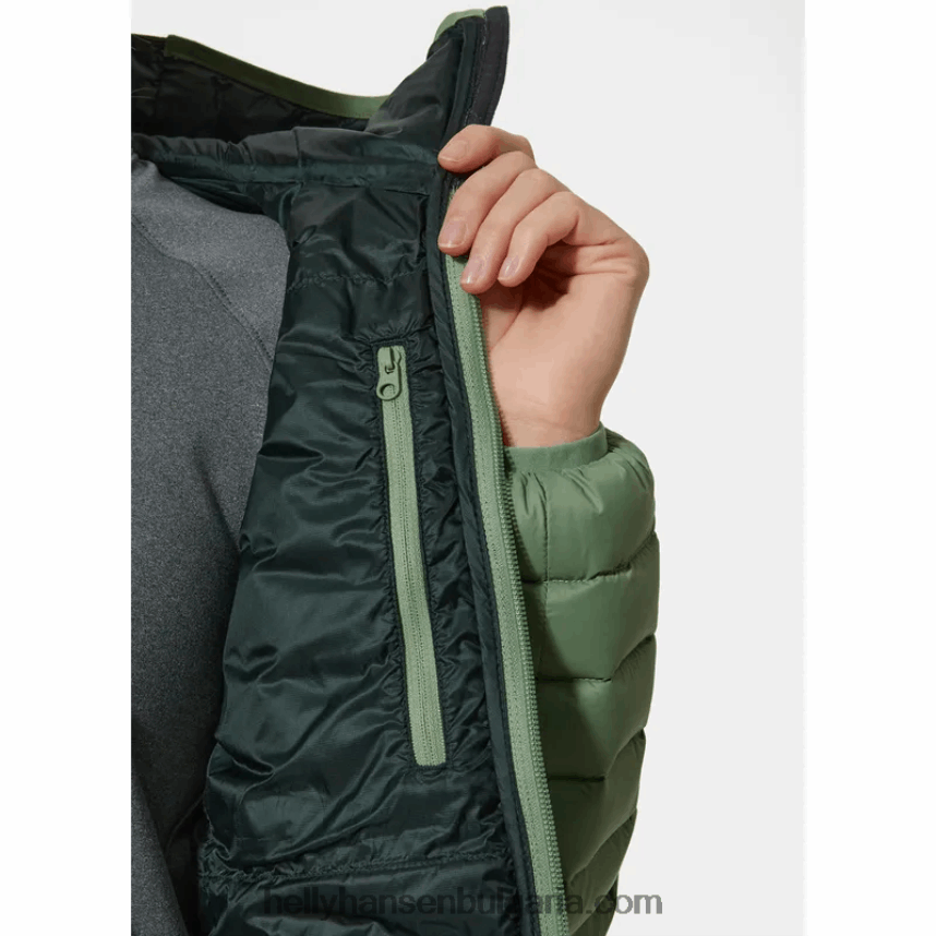 Жени дамско изолиращо яке с качулка от verglas 80V22D1475 синя мъгла Helly-Hansen