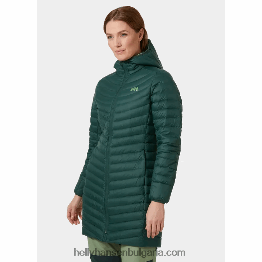 Жени дамско дълго пухено изолационно яке verglas 80V22D1488 черен Helly-Hansen