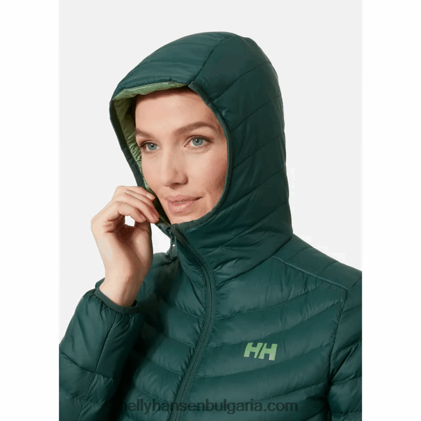 Жени дамско дълго пухено изолационно яке verglas 80V22D1488 черен Helly-Hansen