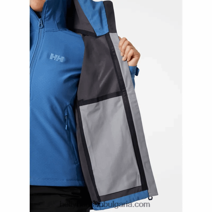 Жени дамско двуслойно яке verglas ripstop 80V22D1460 нефрит Helly-Hansen